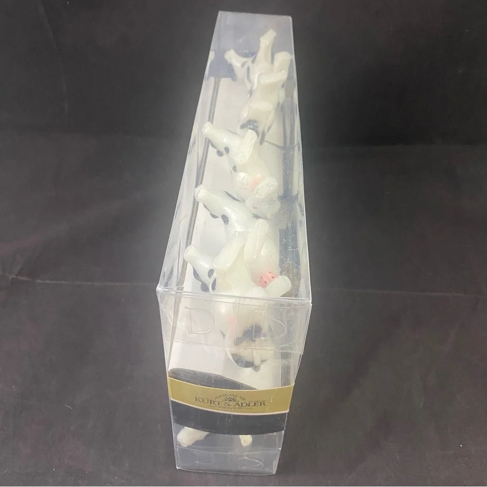 Kurt S. Adler Cow String Light Set Indoor/Outdoor Blowmold 10pc NIB